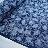 Tissu en popeline 100 % coton Rose & Hubble à motifs animaux et plumes de paon soyeuses, idéal pour la couture, le matelassage, la confection de robes et le patchwork